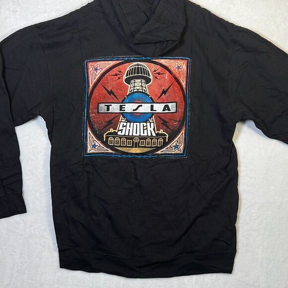 Tesla‎ shock album cover zip hoodie-XL - Picture 1 of 5